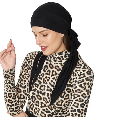 Image of The Headscarves Women Bamboo Pre Tie Scarf (HS107 Multicolor)