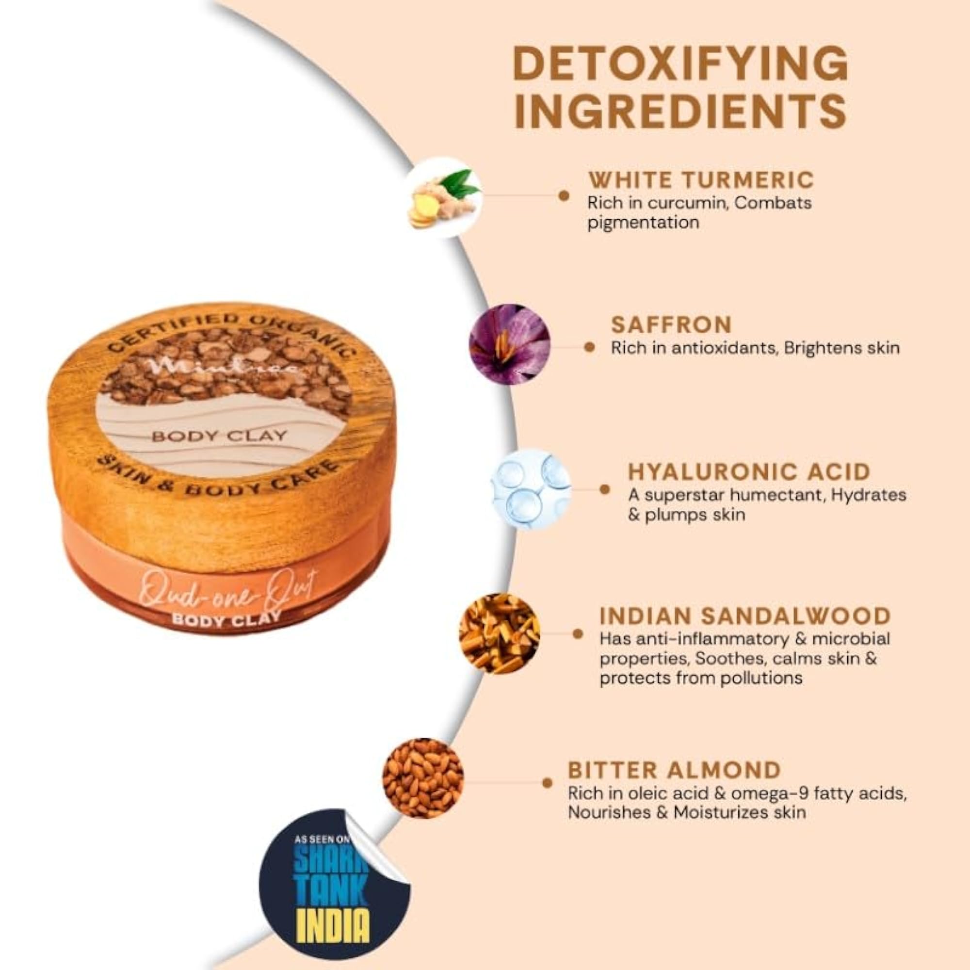 Certified Organic Oud De Tan Body Mask, Unisex