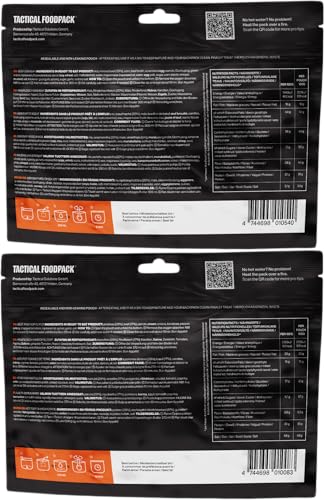 Tactical Fooodpack - Tracker | 6 x gefriergetrocknete Premium Mahlzeiten - Instant Outdoor Nahrung für Camping, Trekking und Büro | Natürliche Zutaten, Lange Haltbarkeit. NEUE REZEPTUR – Bild 5