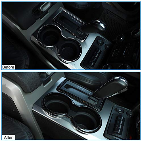 Portavasos para consola Ford F150 Raptor 2009-2014 fibra carbono miniatura 2
