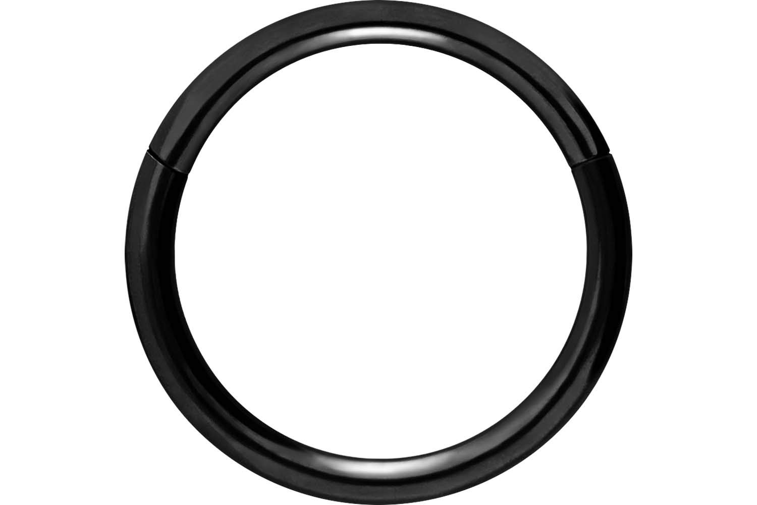 PIERCINGLINE Anillo segmento Clicker de acero quirúrgico – Piercing en oro, plata, rosa, negro o azul – para nariz, tabique, oreja, hélice o tragus — view 34