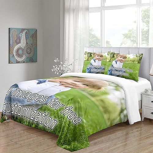 Parure de lit sur mesure haute définition en microfibre douce premium 200x200 - 5