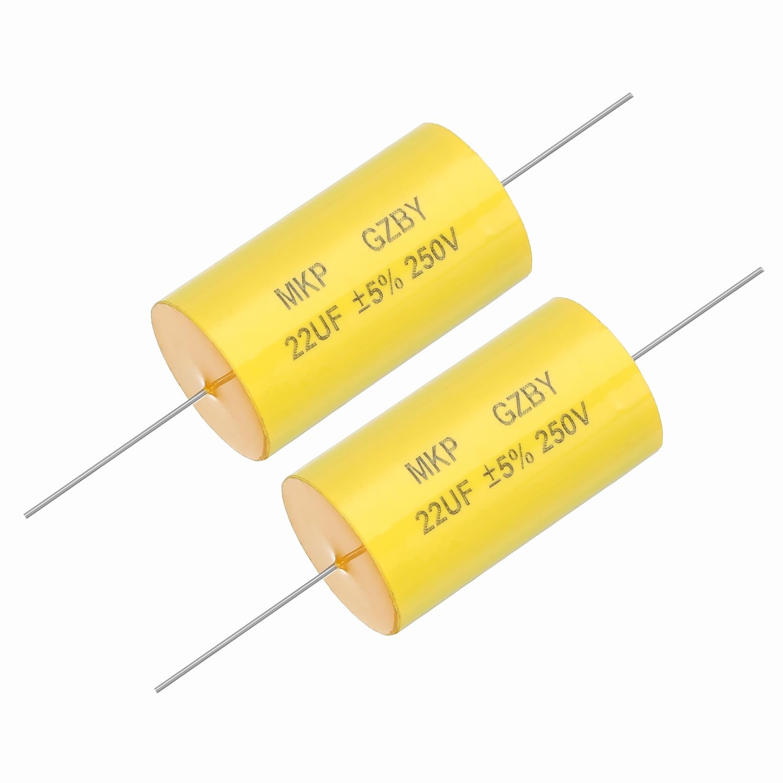 QUARKZMAN 2 sztuki 22uF zwrotnica zwrotnica kondensator 250 V Axial Audio Głośnik zwrotnica MKP kondensator foliowy