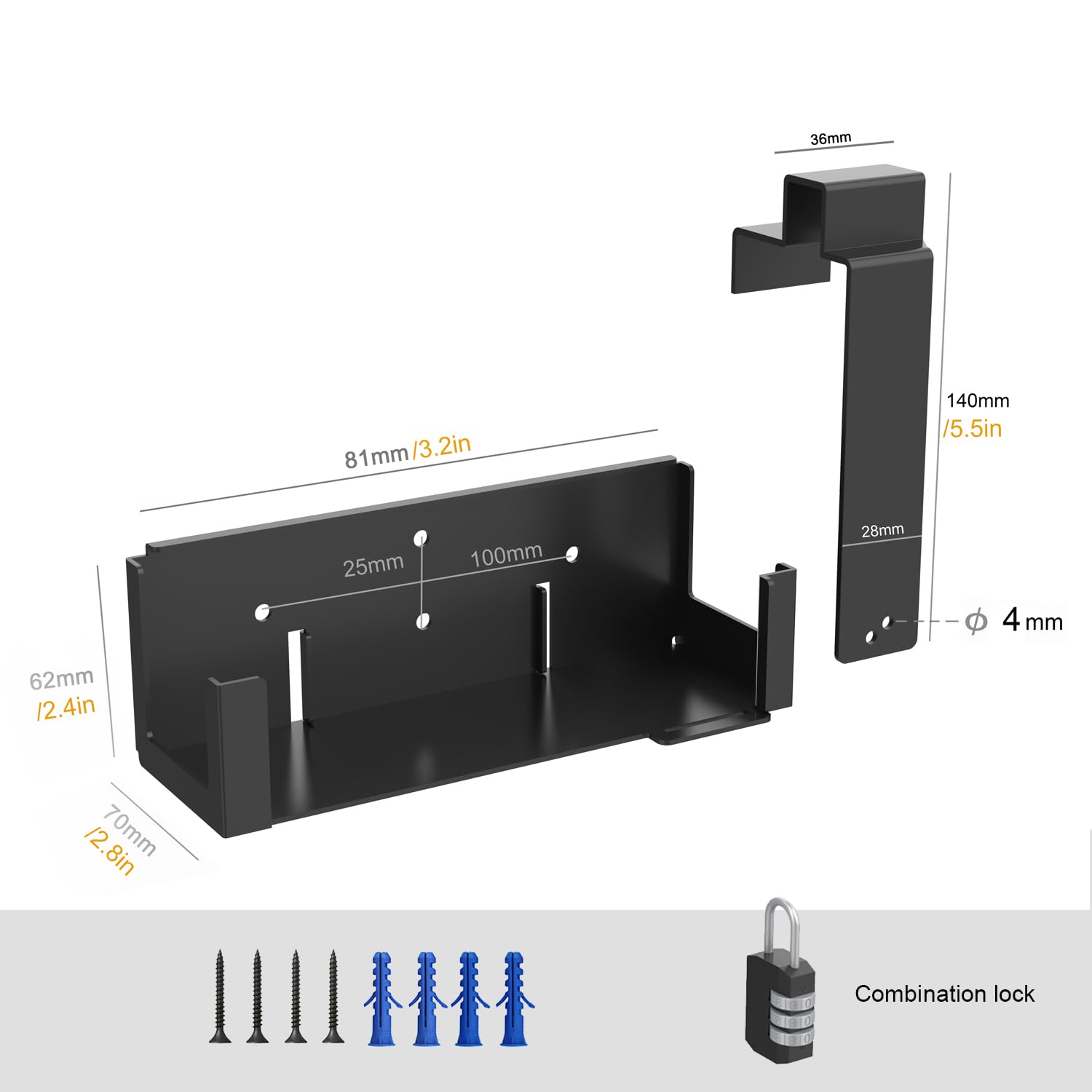 Amazon.com: Monzlteck Anti Theft Wall Mount for Nintend