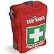 Tatonka First Aid Mini - Erste Hilfe Set mit Inhalt (u. a. mit Zeckenzange) - Für Outdoor, Wandern, Fahrradfahren etc. - Maße: 10 x 7 x 4 cm - rot