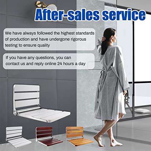 Folding Teak Shower Seat Wall Mounted,Fold Down Shower Seat,Foldable Shower Bench,Home Care Teak Shower Seat Bench For Inside Shower,Folding Shower Seat Bench,Wall Mount Shower Seat Bench Chair #TOP6