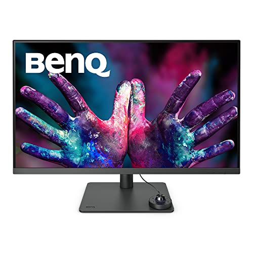 BenQ PD3205U モニター デザイナー (AQCOLOR テクノロジー、32 インチ、4K UHD、sRGB/Rec.709、USB-C 90W、HDR、KVM、MacBook Pro M1/M2 対応)
