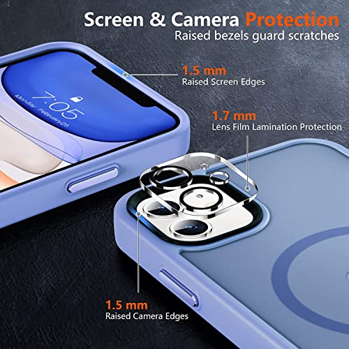 Image of MOCCA Magnetic Shockproof for iPhone 11 Case,Blue