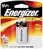 Energizer MAX Alkaline Battery 9 Volt 1 Each (Pack of 4)