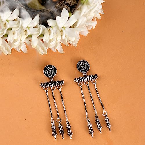 Bodhi Om Dandler Earrings Handmade Jewelry Boho Style
