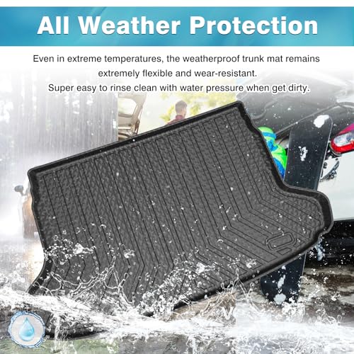 Image of Mixsuper Cargo Liner for 2022-2025 Toyota GR86 / Subaru BRZ All Weather Cargo Mat Rear Trunk Liner Tray Black
