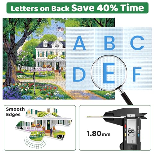 Puzzles para adultos 500 piezas, rompecabezas de 500 piezas, rompecabezas de verano para adultos, juego desafiante, regalo para fiesta de cumpleaños miniatura 2
