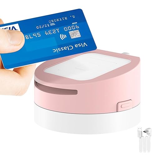 MirageCover Dock for Square Reader - Compatible with 1st and 2nd Generation Square Reader, Elegant White Case, Anti-Sleep Feature, Includes 1.5m Cable - Stylish and Functional, Pink. - Pink