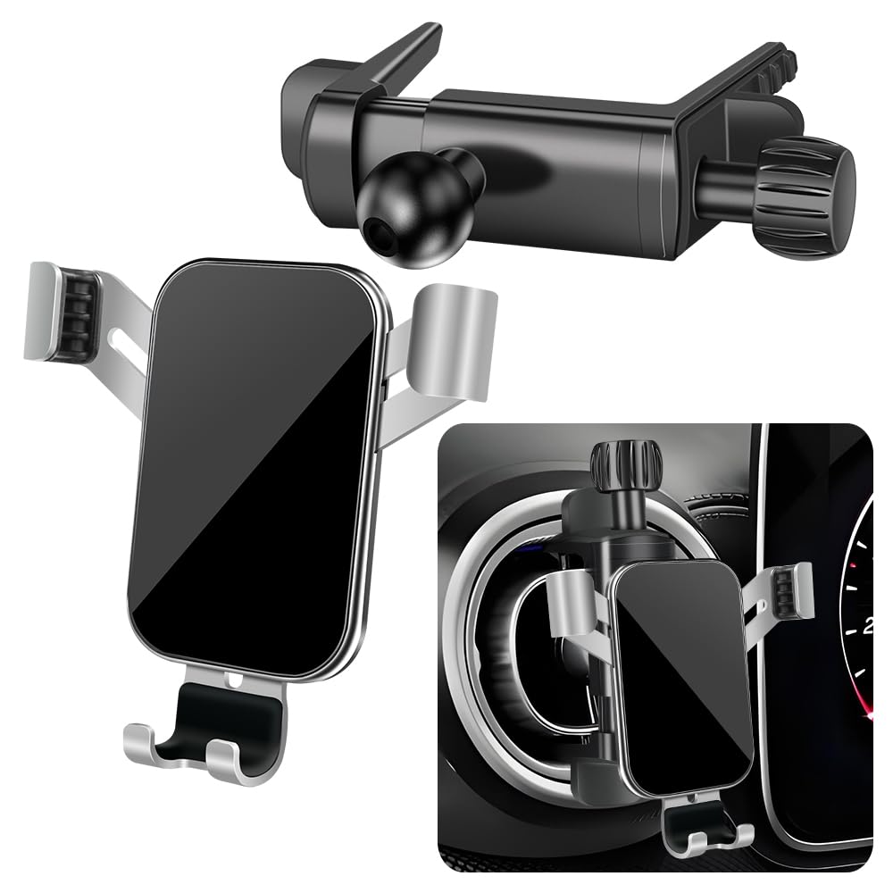 Photo 1 of Car Phone Mount for Mazda MX-5 Miata 1999-2025?Mazda 6 2003-2013?Mazda 3 2004-2013?CX-7 2007-2012 Auto Interior Accessories Circular Air Vent Cellphone Holder Screen Stand Mobile Cradle Accessory