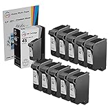 LD Products Remanufactured HP 45 51645A Ink Cartridge Replacement for PhotoSmart 1000 1100 1100xi...