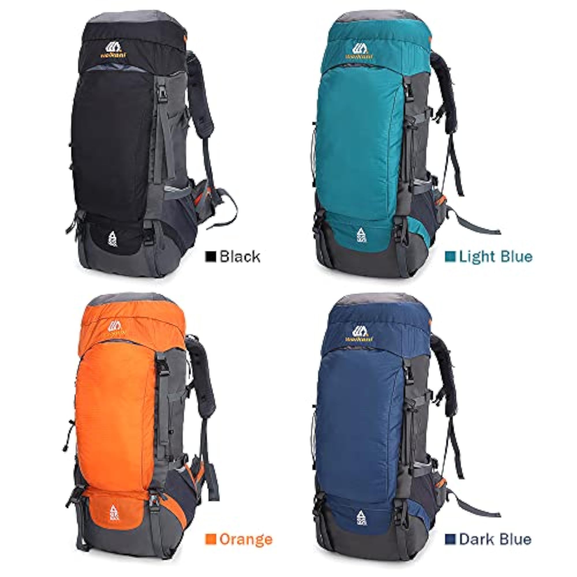 65L Waterproof Hiking Backpack for Men and Women