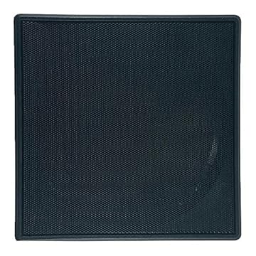 ARANDELA QUADRADA PRETA LESON ALTO FALANTE 70 RMS EMBUTIR GESSO