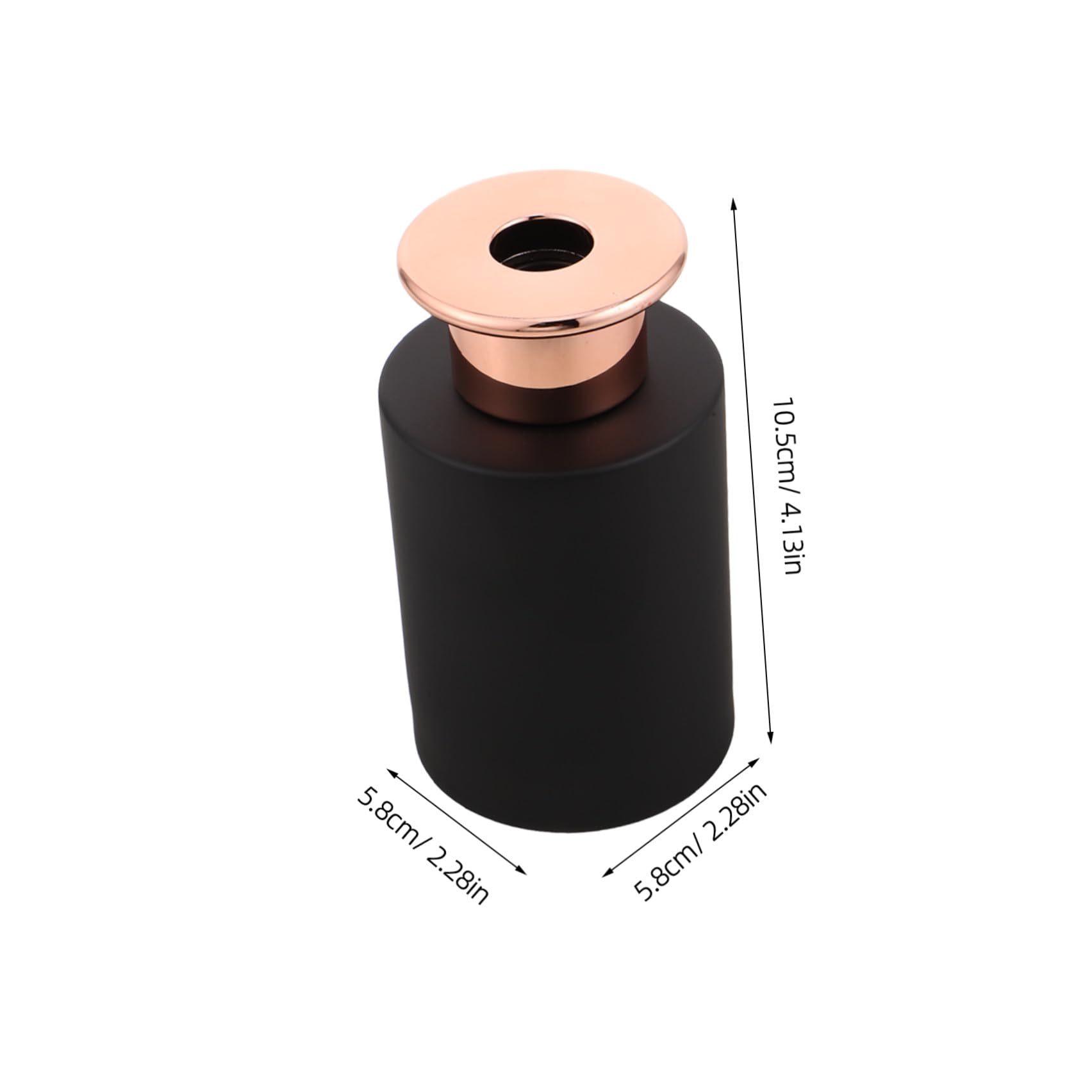 PRETYZOOM 4 Pezzi Diffusore Aromi Vetro 120ml Tappo a Fungo Nero, Ricaricabile e Preserva Autenticità Profumo, per Casa e Creazioni Fai-da-Te