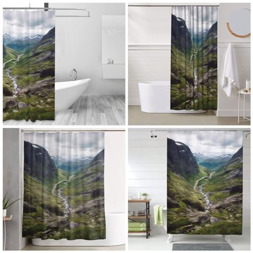 Rideau de douche 152 x 183 cm avec 12 crochets inclus - 8