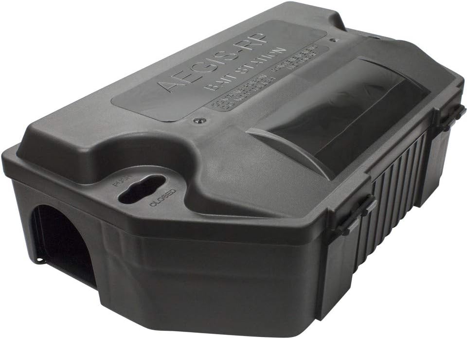 LIPHA TECH Aegis RP Rat Bait Station | Professional Grade Rodent Control Solution for Residential or Commercial | Highly Effective for Rats and Mice (Single Unit) (Pack of 6)
