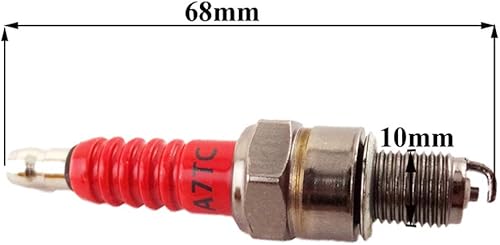 Miniatura 2 de TC-Motor Bujías de encendido A7TC de carreras de alto rendimiento para 50cc 70cc 90cc 110cc 125cc 140cc 150cc 160cc Pit Dirt Bike Motocicleta ATV