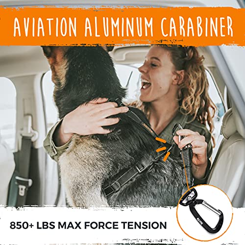 Mighty Paw Dog Seat Belt | Latchbar Dog Seatbelt Tether, Pet Seat Belt For Car, Dog Car Leash, Dog Safety Belt For Car, Seatbelt For Dog In Car, Dog Seat Belt For Car, Dog Car Seat Belt Large - Puppy #TOP2