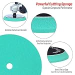 3pcs Polishing Pads for Orbital Sander, Orbital Buffing Pads Hook and Loop Foam Buffer Pad Set for Cutting, Compounding, Polishing and Waxing (5 inch) Almohadillas de pulido para lijadora Orbital - Image 4