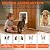 LIBBEPET Cat Door Interior Door, Push & Turn 4-Way Lock Indoor Cat Doors, Reinforced ABS Frame Pet Doors for Cats Up to 18 lbs, Easy DIY Installation for Interior and Exterior Doors, Lagre