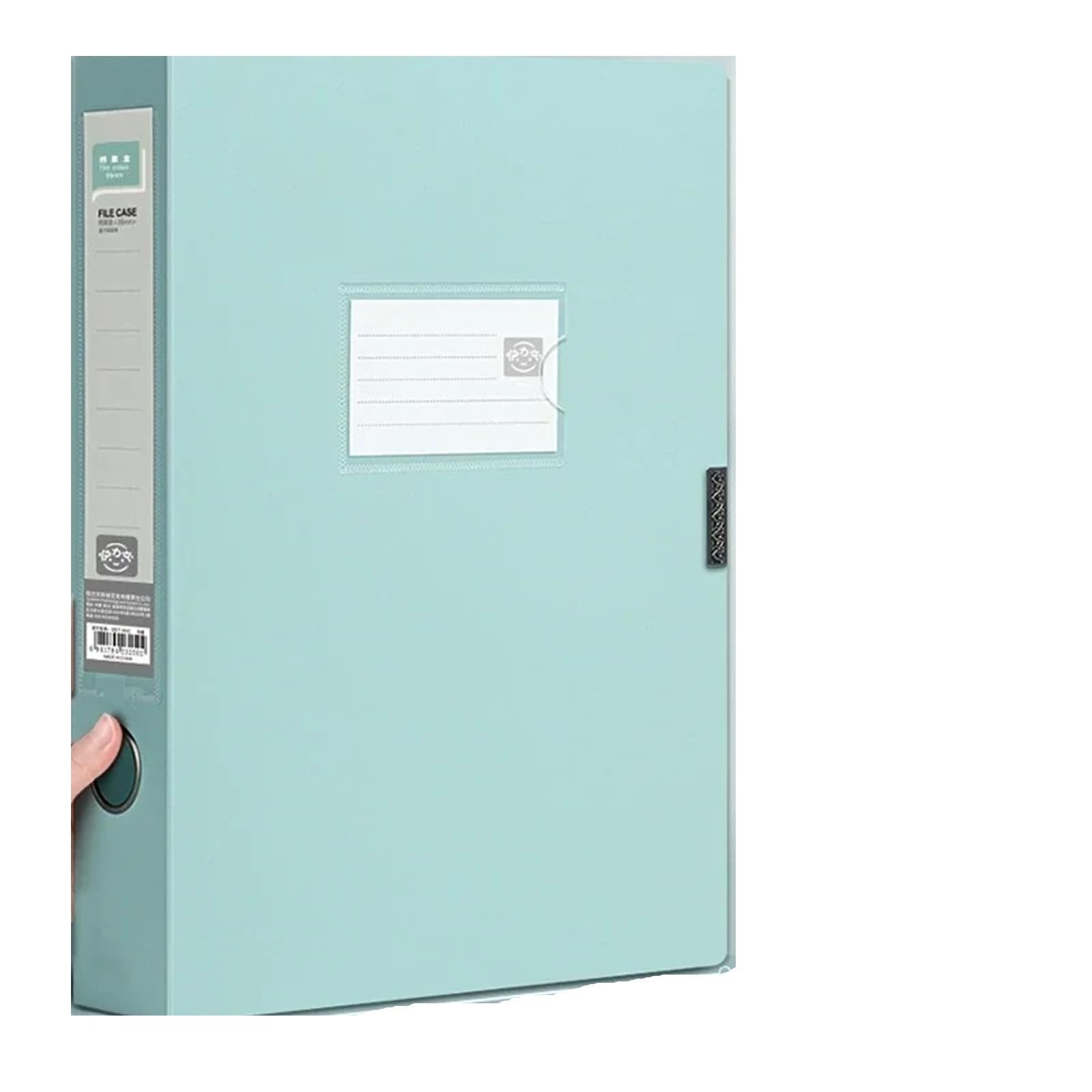 10 Stück A4-Aktenordner mit großer Kapazität, multifunktionaler, wasserdichter Datei-Organizer, Desktop-Aufbewahrungsordner Für Büro Zuhause Und Schule(Green)