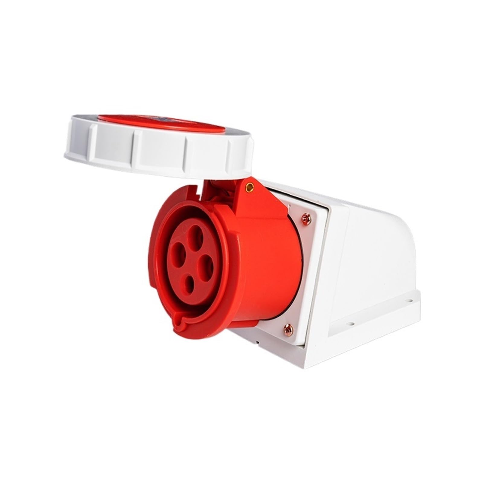MUYTQAERG 4-core 32A industrial plug connector IP67(Surface mounted socket)