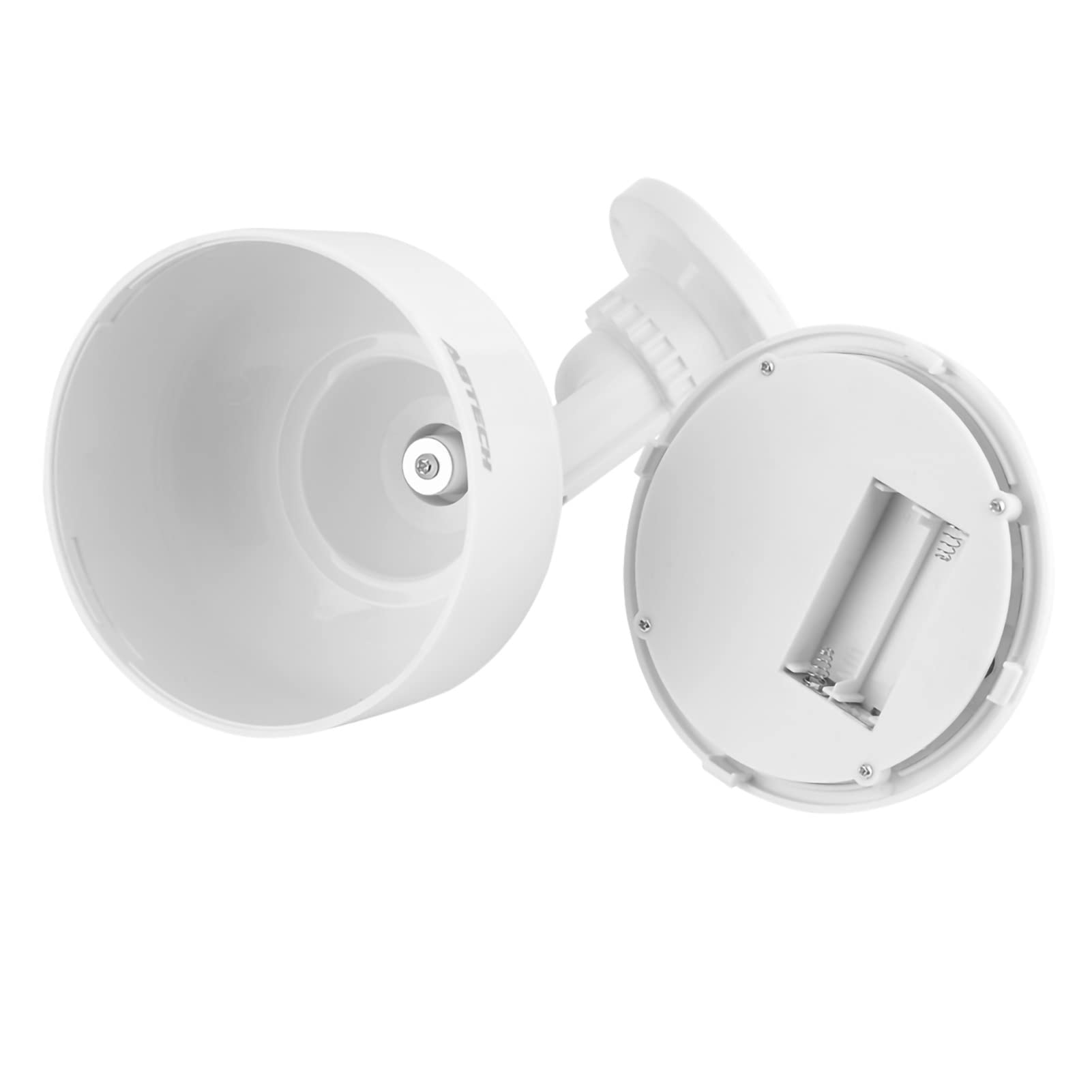 Diyeeni Cámara de vigilancia Exterior e Interior, cámara de videovigilancia simulada, con luz LED Intermitente + rotación de 360 ° + energía Solar/batería, para el hogar o el Comercio, Impermeable