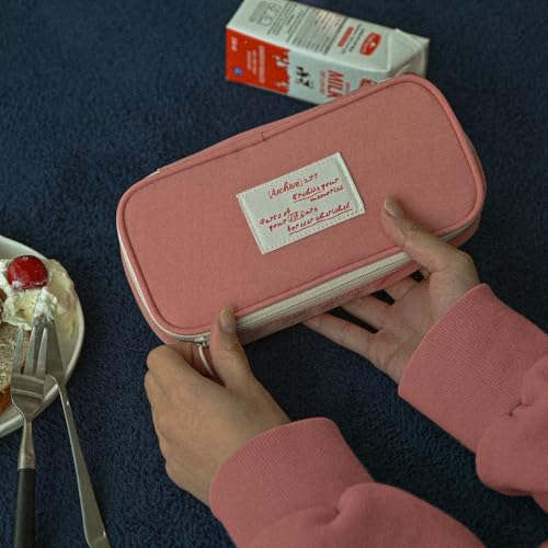 Image of Monolike Archive247 Standard Pencil Case 03. Indie Pink - Pencil Pouch, Portable Pencil Bag, Pencil Case, Office Pouch case
