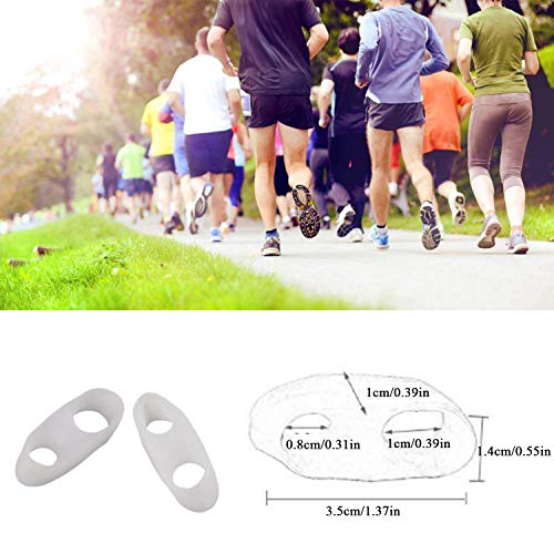 Image of 10pcs Gel Little Toe Buddy,Toe Corrector Toe Straightener,Tailor's Bunion Pads - Soft Gel Bunionette Pad Protector Tailors Bunion Pain Relief