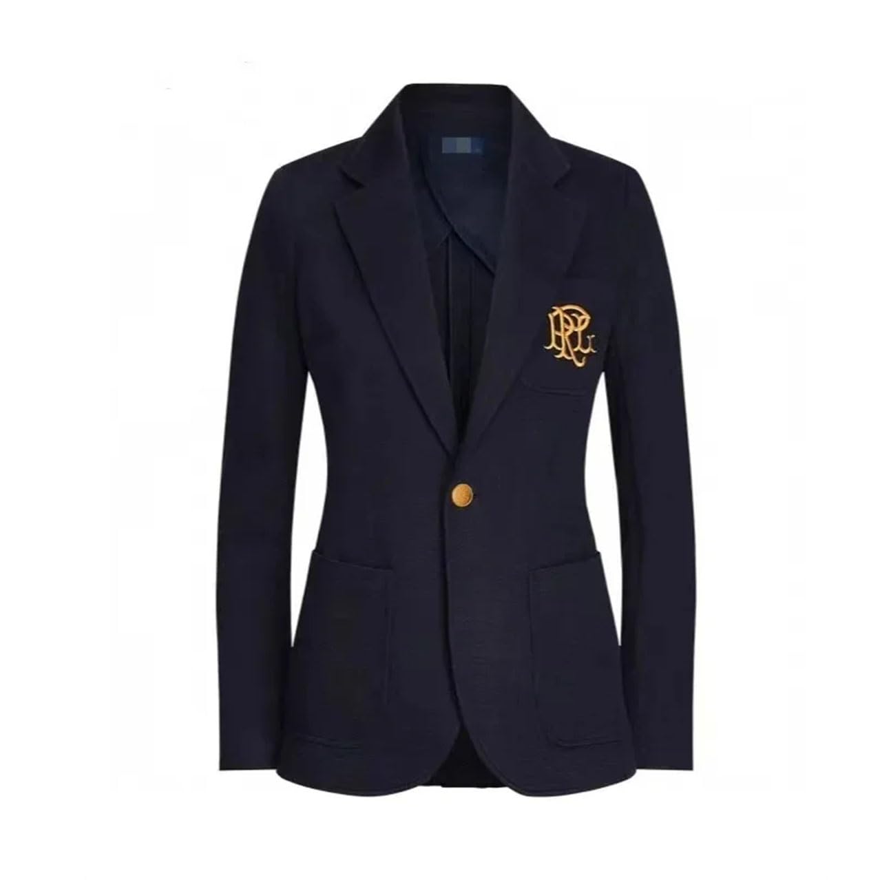 Women Double-Sided Knitted Embroidered Cotton Commute Style British Slimming Versatile Blazer