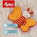 SIGIKID 41181 Greifling Schmetterling Red Stars Mädchen und Jungen Babyspielzeug empfohlen ab Geburt orange