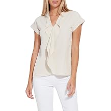 Lysse Aurelia v Neck Short Sleeve Blouse Women