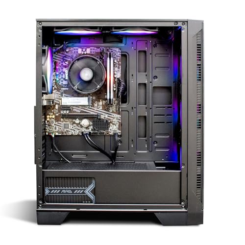 Image of NSX GAMING Raptor Desktop (AMD Ryzen 7 5700G 4.6GHz NVIDIA, 16GB 2 * 8 GB DDR4 3600, 512Gb M2 NVME SSD, RGB Fans, W11, WiFi Ready, Mouse and Keyboard)