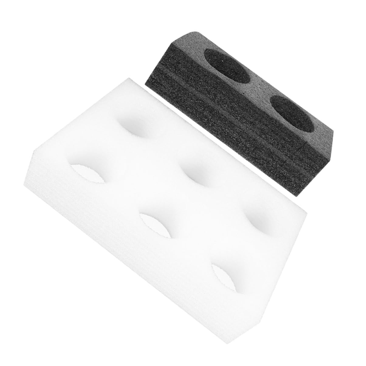 MUCKLILY 2pcs Beverage Cup Holder Tray Takeout Drink Storage with Multiple for Coffee Milk Tea and Cold Drinks for Summer Outings and Winter