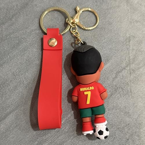 Image of Cute Cartoon Character Silicone 3D Key Chain with Strap Charm & Metal Hook, Merchandise Key Rings Gift for Kids Girls Boys Men & Women