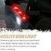 PSEQT 3/4 Inches Round Trailer LED Side Marker Lights Clearance Turn Signal Marker Bullet Light Waterproof for Pickup Truck Car Bus Wrangler Van RV ATV UTV 10Pcs Red Marker Light with Smoked Lens