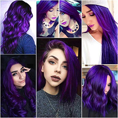 image for TOFAFA 22 inch Colored Hair Extensions Straight Hairpiece, Multi-color