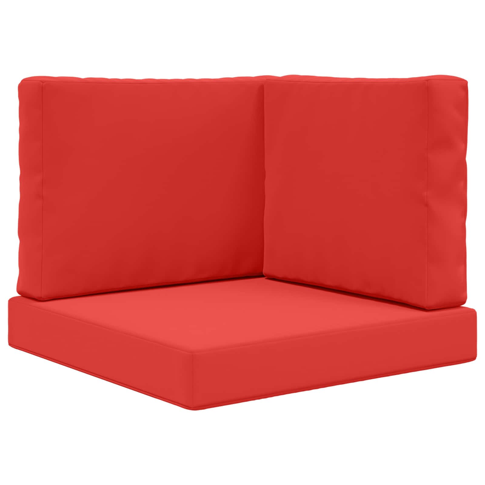 Coussin de canapé d'extérieur rouge ergonomique contre les chaises dures