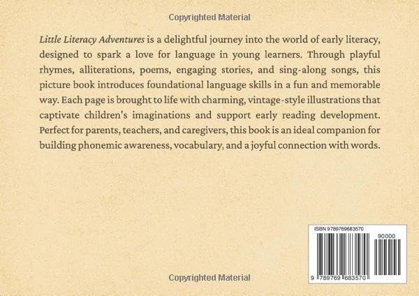 Little Literacy Adventures: A Picture Book of Rhymes, Alliterations, Poems, Stories, and Songs - Image 2