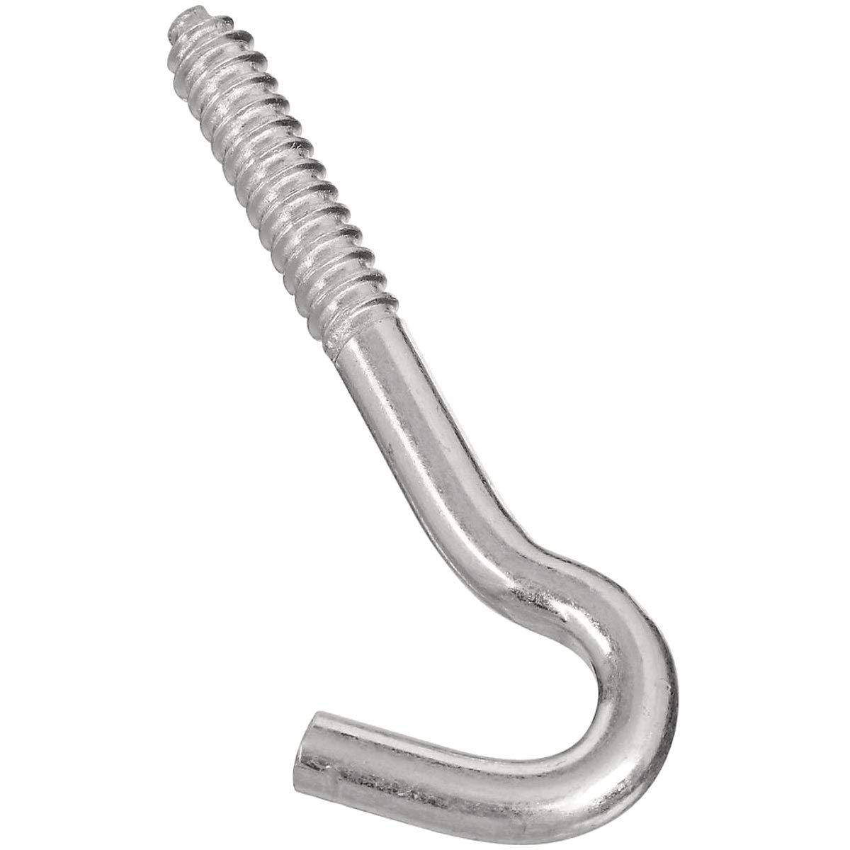 National Mfg. Stanley Hardware 220830 3/8" X 4-1/2" Zinc Plated Screw Hook, 10