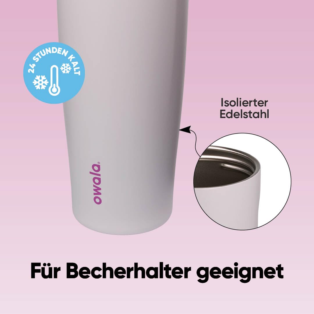 Owala FreeSip Sway Isolierte Edelstahl Trinkflasche mit Strohhalm und 2‑in‑1‑Trinköffnung 1185ml – Bild 5