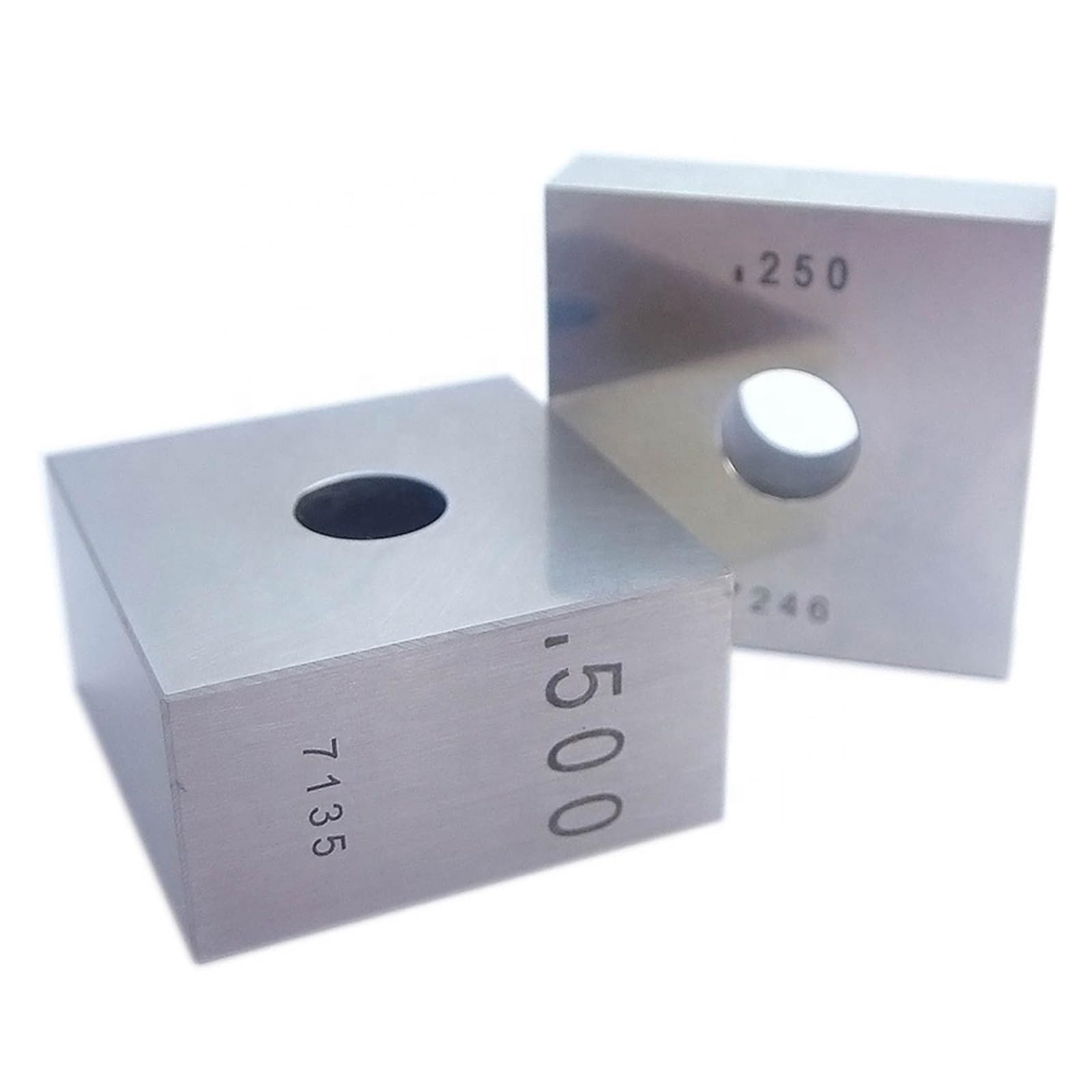 Bloques patrón, Bloque de medición rectangular perforado 1 pulgada, herramienta trazado precisión for trabajos carpintería, metalurgia y proyectos bricolaje