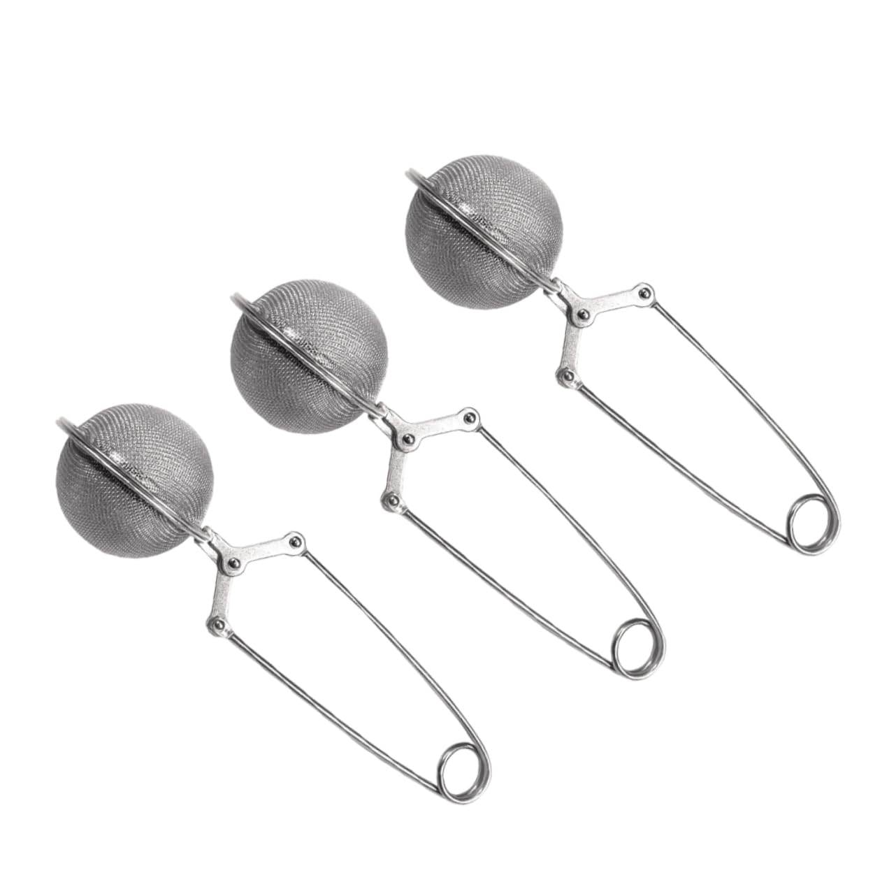 SHOWERORO Tea Filters Stainless Steel 3 Tea Strainer Balls Mesh Design Heat Resistant Tea Infusers for Loose Tea for Tea Lovers