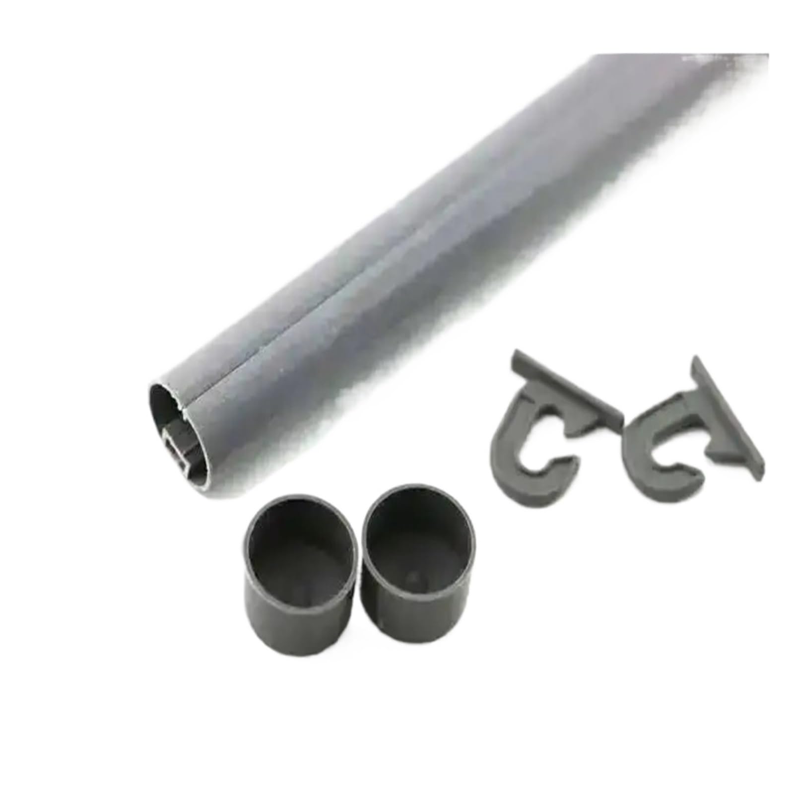 Dhyuacn Grey Pvc Poster Hanger Rails 4Pcs/Set Poster Painting Pictures Pvc Frame Hanger Rod Modern Prints Scroll Home Wall Art Decor(,43Cm)