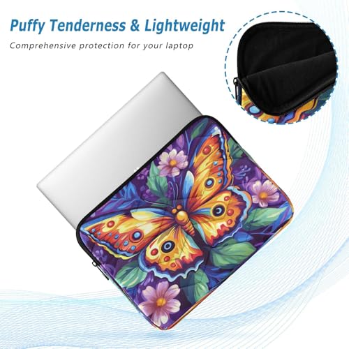 Funda para portátil de 13.3 pulgadas Butterfly Flower miniatura 5