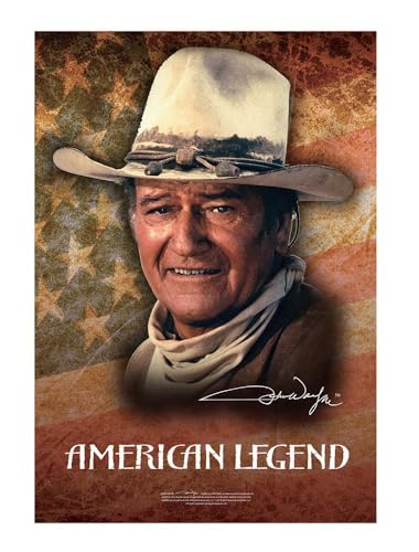 John Wayne 8"X11.5" Tin Sign -"American Legend"